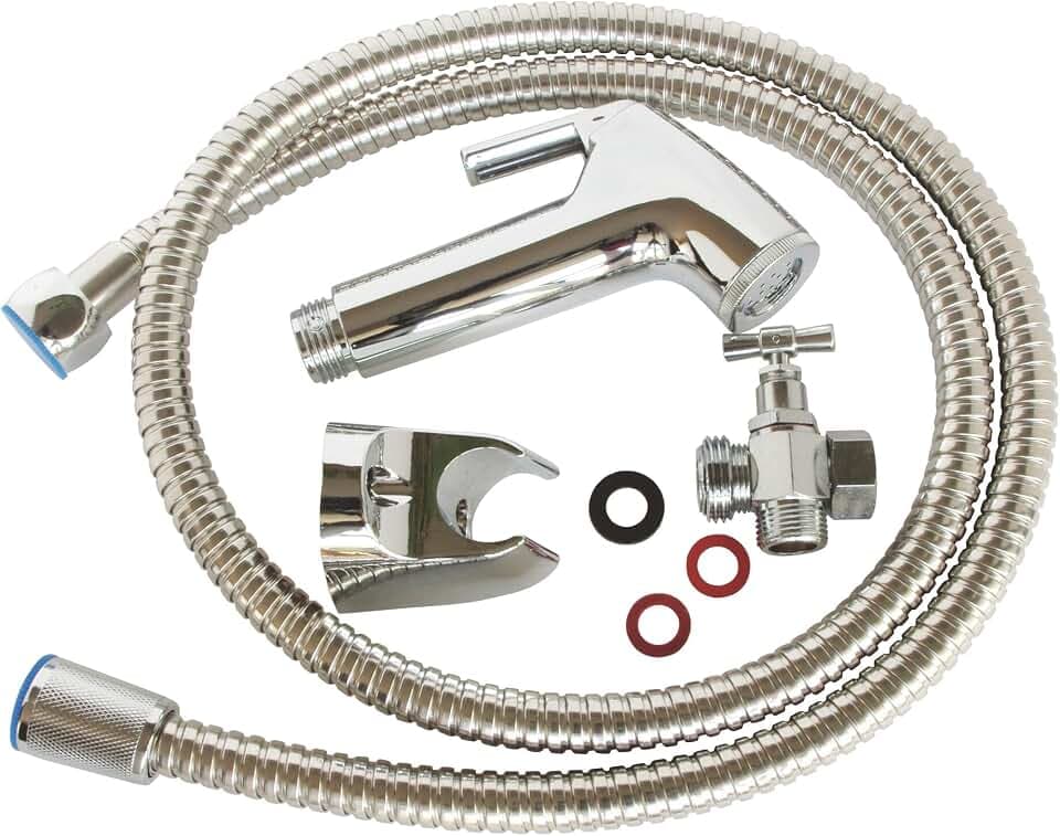 SOMATHERM FOR YOU - WC-Hygiene-Komplettset mit Duschkopf ABS verchromt