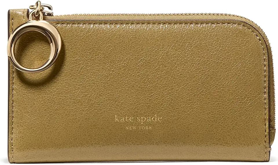 kate spade new york Halo Glazed Leather Small Slim Bifold Wallet