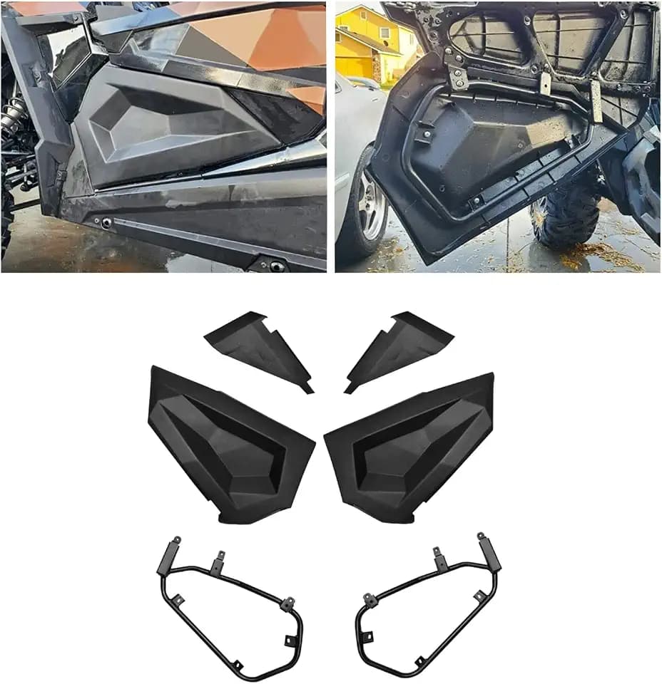 ECOTRIC Lower Door Panels Insert Kit Compatible with 2014-2023 RZR 900 1000