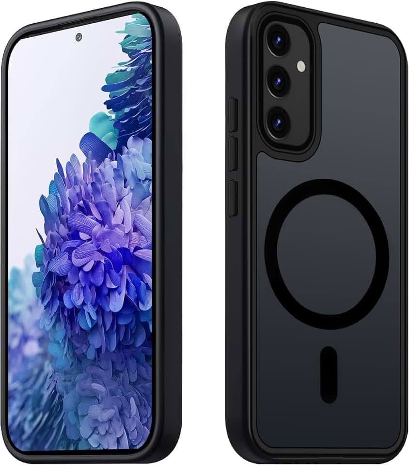 Tawarror Handyhülle für Samsung Galaxy S20 FE Hülle mit MagSafe, Schwarz