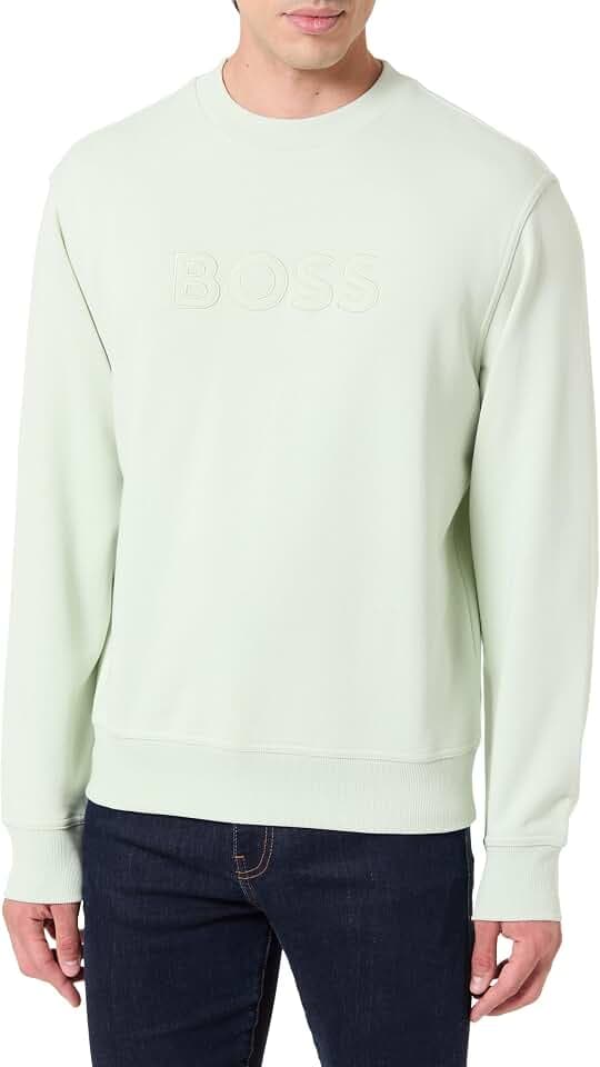 BOSS Herren We_Logo 10281407 01 Sweatshirt