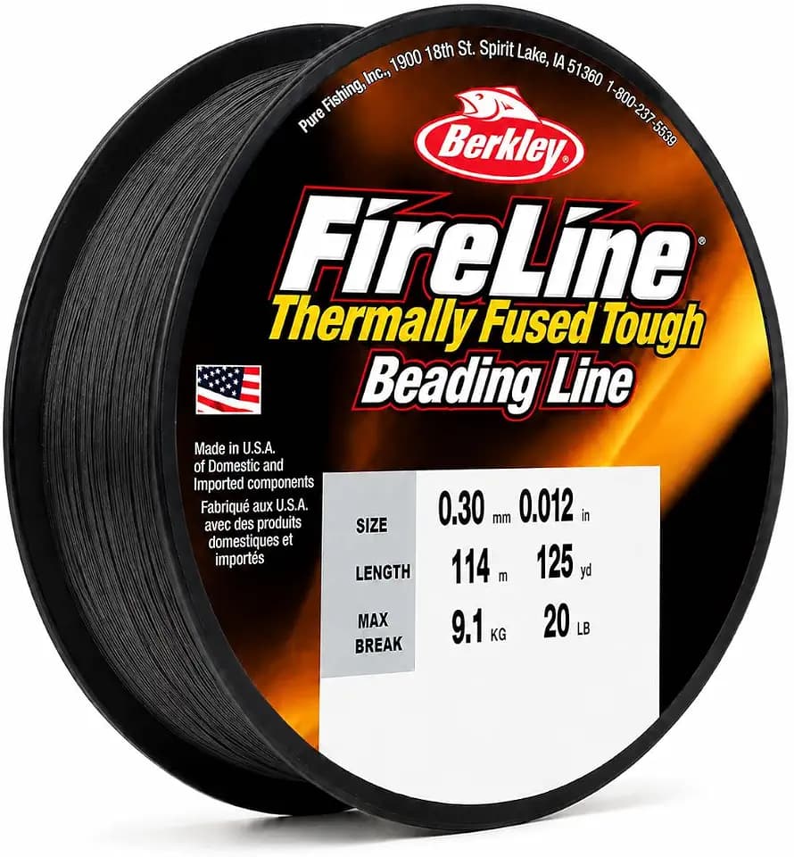 Berkley Fireline Transparenter Nylonfaden | Unsichtbare Schnur Für Schmuck, Perlen, Halsketten & Armbänder | Starke Angelschnur Für Drachenschnur & Dekoratives Aufhängen |0.30mm | 114m