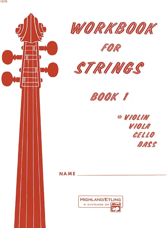 Workbook for Strings, Bk 1: Violin: Violin, Viola, Cello, Bass