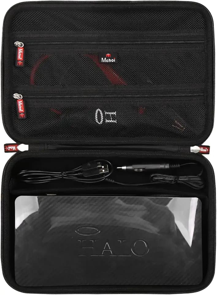 Mchoi Hard Case for Halo Bolt Air 58830/58830/57720 / ACDC Max 55500 mWh Portable Emergency Power Kit, Waterproof Shockproof Car Jump Starter Protective Case
