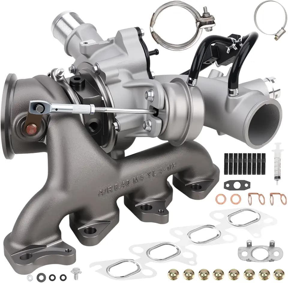 55565353 Turbo Turbocharger and Complete Installation Kits Compatible with 2011-2015 Chevy Chevrolet Cruze, 2012-2020 Sonic, 2013-2021 Trax, 2013-2021 Buick Encore 1.4L