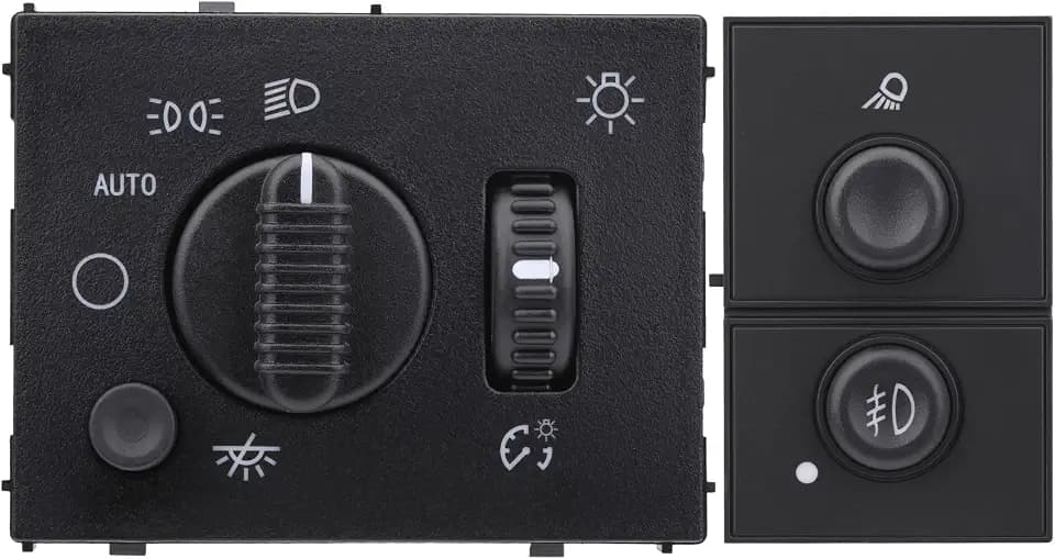 Obaee Headlight Dimmer Headlamp Control Switch & Fog Lamp Switch