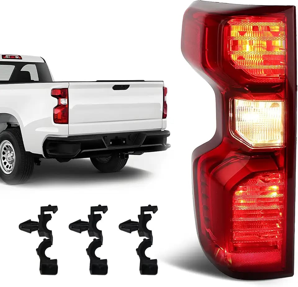 Halogen Tail Light For 2019-2026 Chevy Silverado Left Driver Side GM2800308