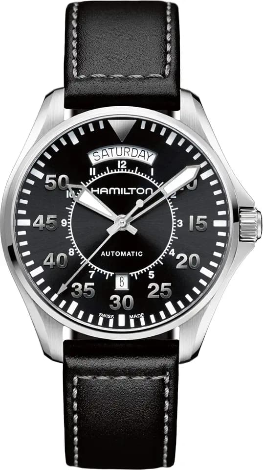 Hamilton Khaki Aviation Automatic Men's Watch, 42mm Stainless Steel Case
