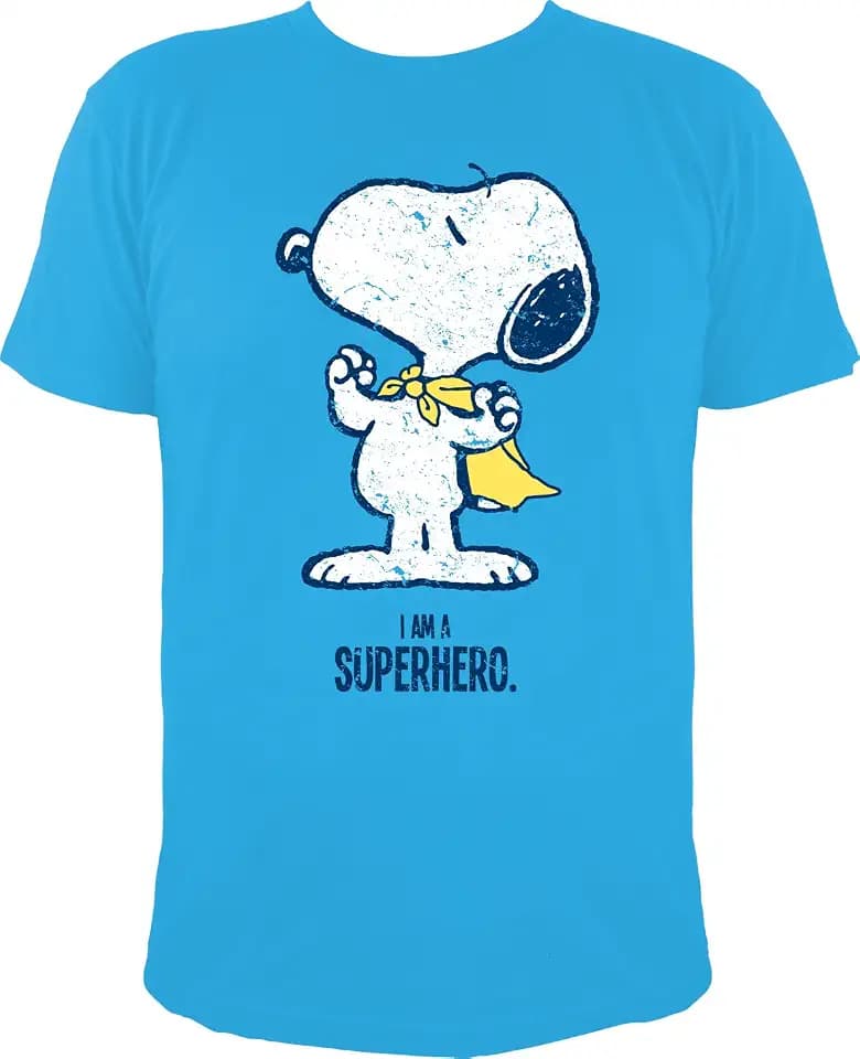 Die Peanuts T-Shirt Snoopy Superheld/I AM A Superhero (L)