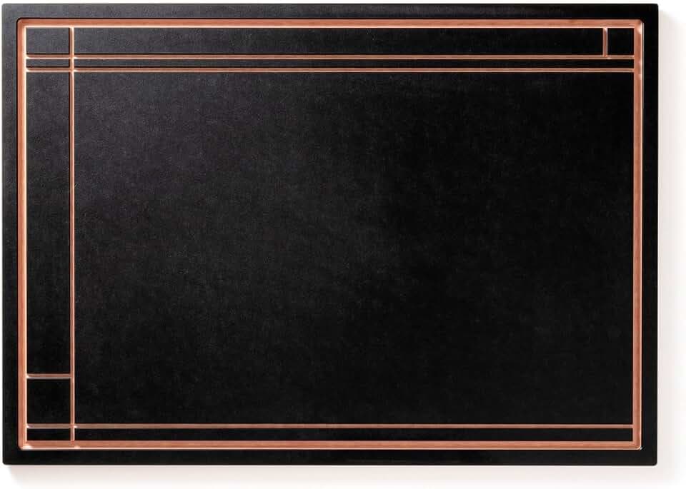 Epicurean Frank Lloyd Wright Large Cut & Serve Board - Dishwasher Safe Non-Toxic Made in the USA, 19.5"L x 13.8"W, Slate/Natural