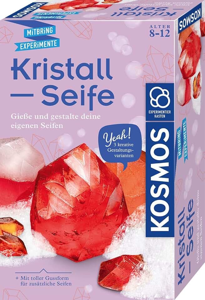 Kosmos Kristall-Seife, Schöne Seifen selbst gießen und gestalten