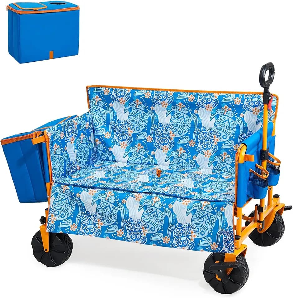 Old Bahama Bay 500lbs Love-Seat Wagon 3-in-1 Bench Wagon Seat for 2 Adults