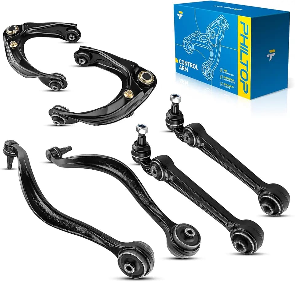 PHILTOP 6Pcs Front Upper Control Arms w/Ball Joint for 2007-2012 Fusion/MKZ