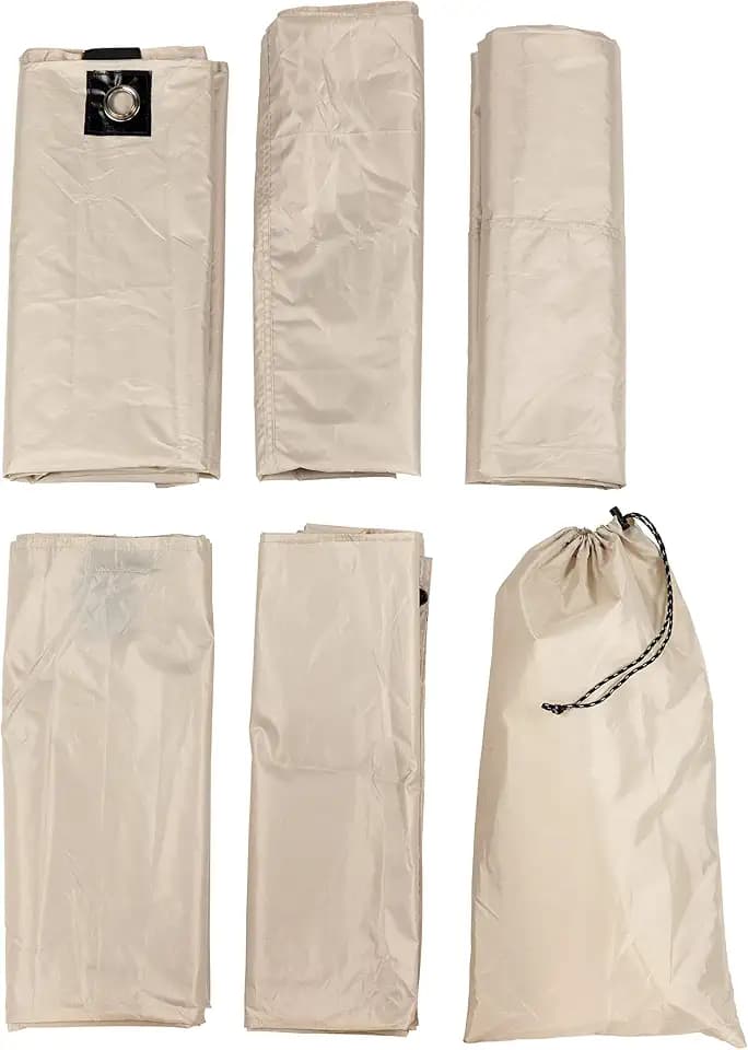 Lippert Picnic and Camping Gazebo Tent Wind Panels, Side Walls for Privacy, Brown (2021123290)