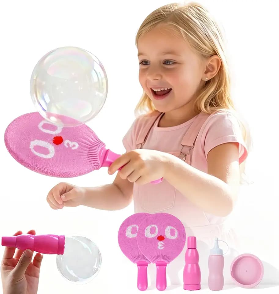 Bubbles for Kids – Bubble Paddle Toy Set, Bubble Toys for Outdoor Fun