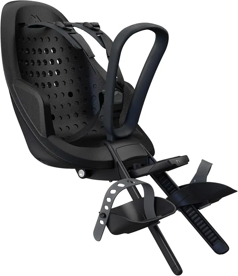 Thule Yepp 2 Mounted Child Bike seat, Adjustable footrests, 5-Point Harness and Easy to Mount Design