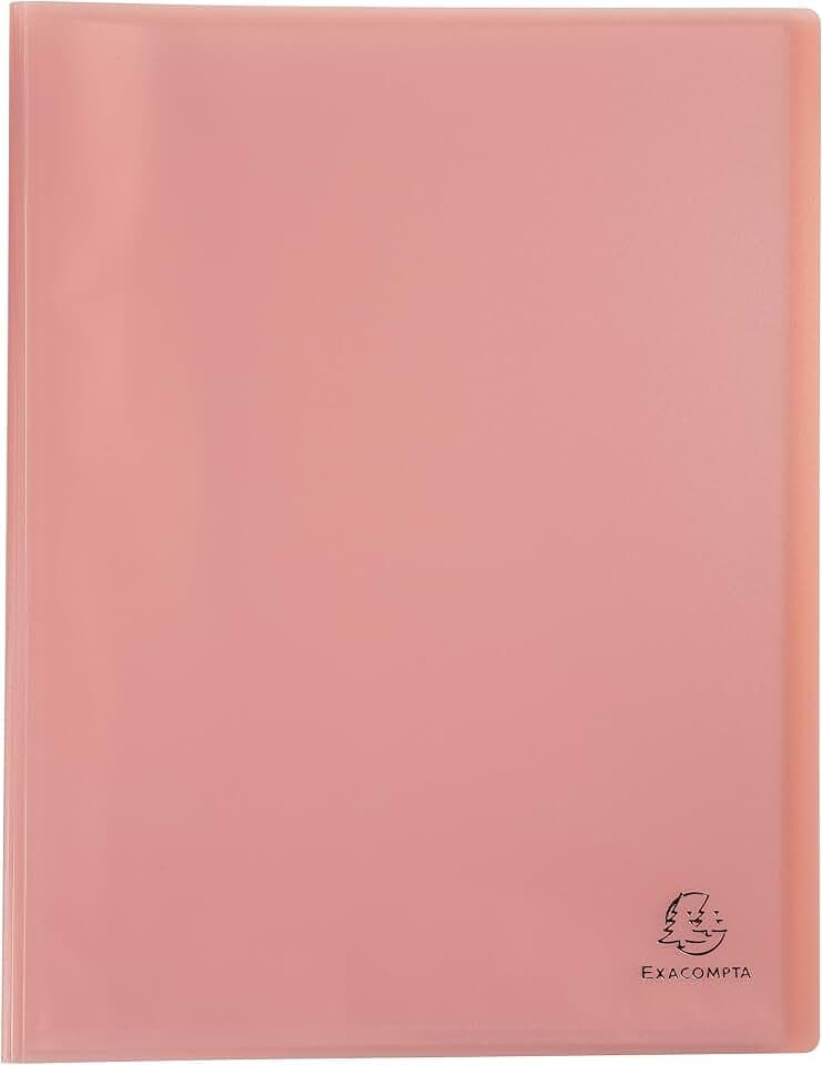 Exacompta 5 Sichtbücher Chromaline Pastel A4 40 Hüllen koralle