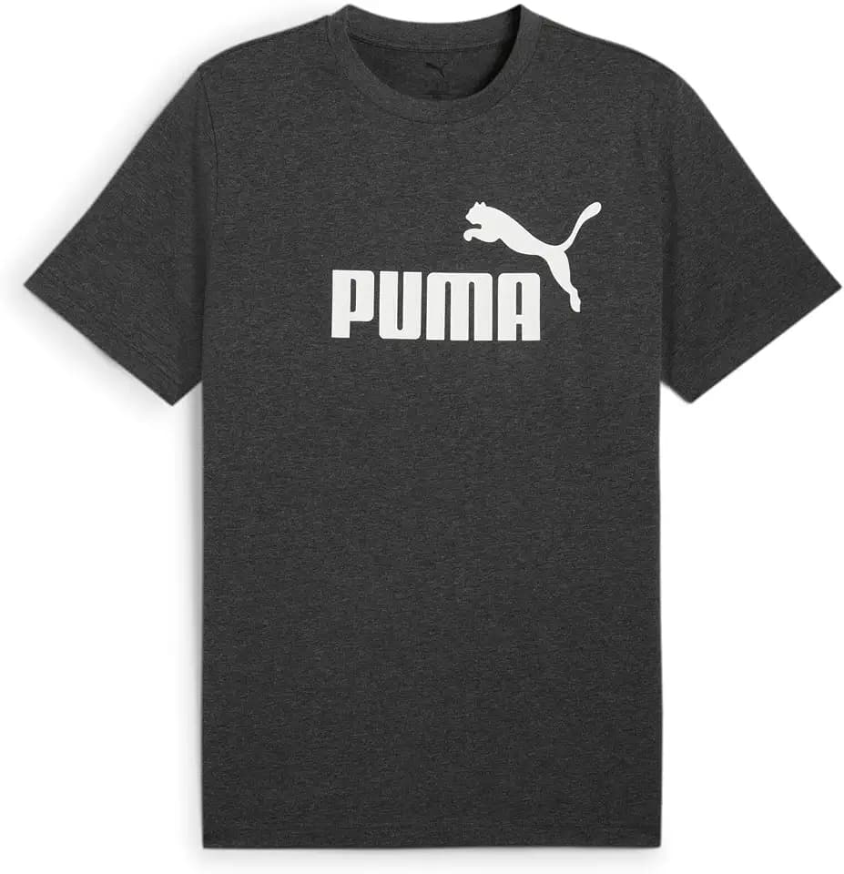 Puma Herren ESS No, 1 Logo Heather Tee Tees (1er Pack)