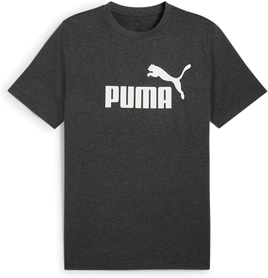 Puma Herren ESS No, 1 Logo Heather Tee Tees (1er Pack)