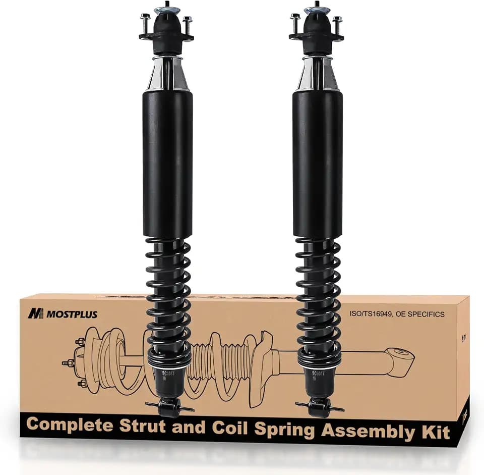 MOSTPLUS Rear Struts Assembly 90007C shock absorbers Compatible for 1995-2005 Buick Lesabre Lucerne Park Avenue Riviera Cadillac Deville DTS Seville Oldsmobile Aurora Pontiac Bonneville