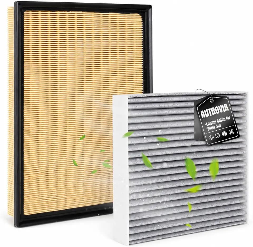 High Performance Cabin & Engine Air Filter Kit for 4Runner V6 4.0L (2010-2024), GX460 (2010-2023) – Not for 2.7L, Replacement 17801-38050, 17801-38051, 87139-30040, CA10835