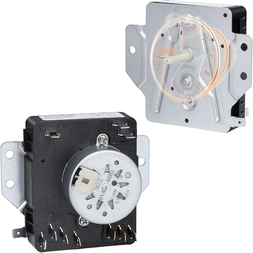 W10185982 Dryer Timer Replacement Fit for Whirlpool, Maytag, Amana, Kenmore | Direct Replaces WPW10185982 AP6016541 PS1174983