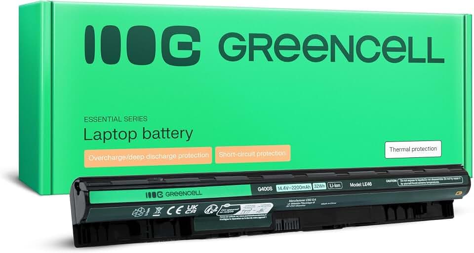 Green Cell Laptop Akku für Lenovo L12M4E01 L12L4E01 L12S4E01 L12L4A02 L12M4A02 L12S4A02 G50 G50-30 G50-45 G50-70 G50-80 G70 G70-70 G70-80 G400s G500s G505s Z41-70 Z50-70 Z50-75 Z70 Z70-80 Z710