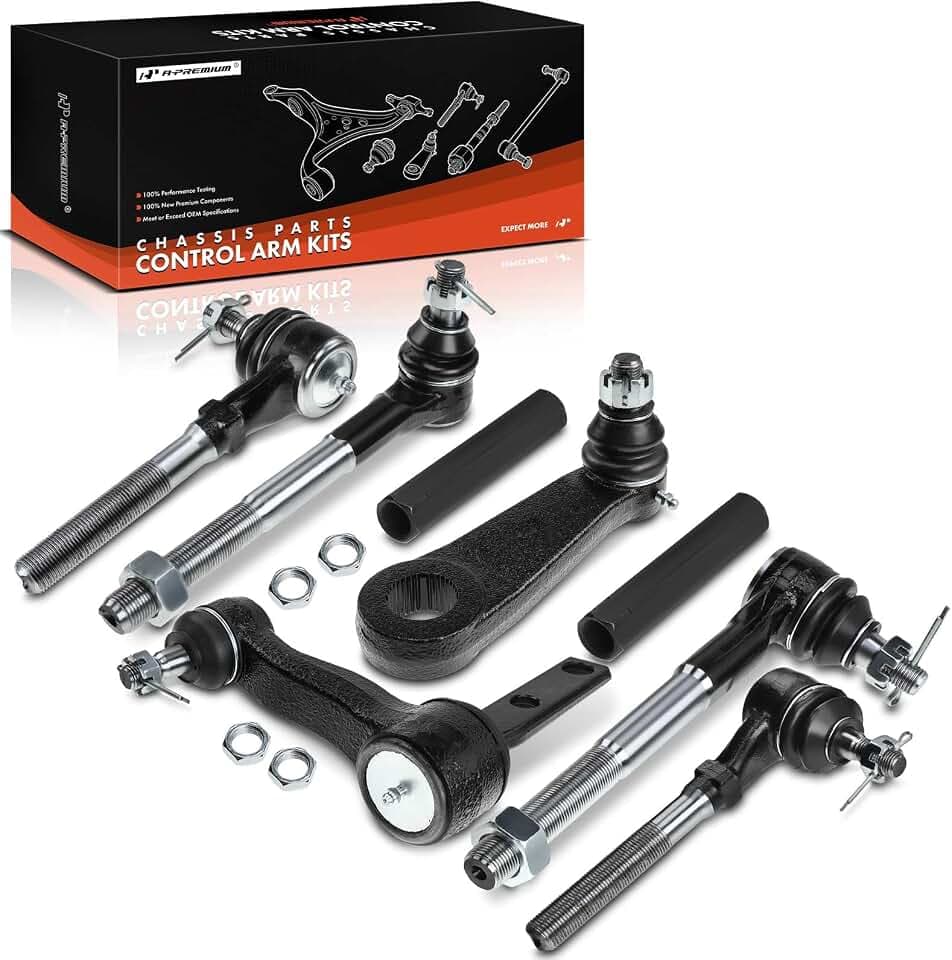 A-Premium 8Pcs Front Suspension Kit, Inner & Outer Tie Rod End