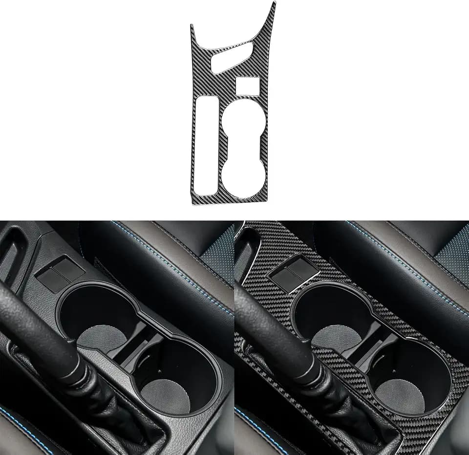Black Carbon Fiber Trim Compatible with Toyota Corolla 2014-2018