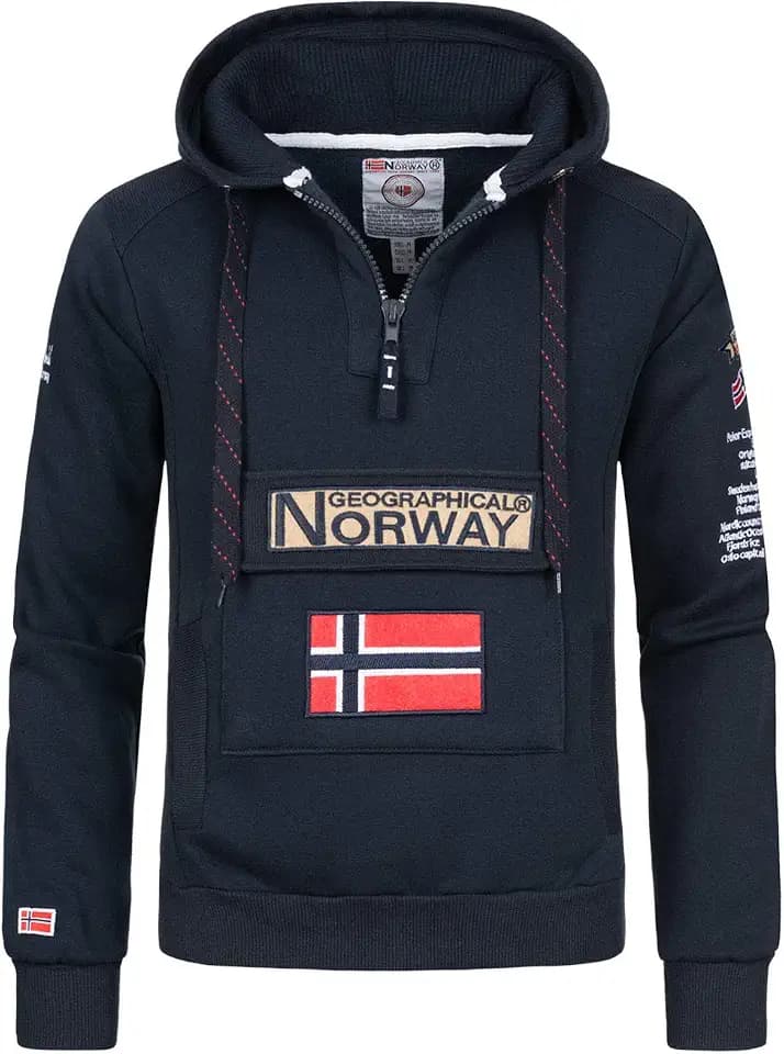 Geographical Norway Herren Gymclass Men Kapuzenpullover (1er Pack)