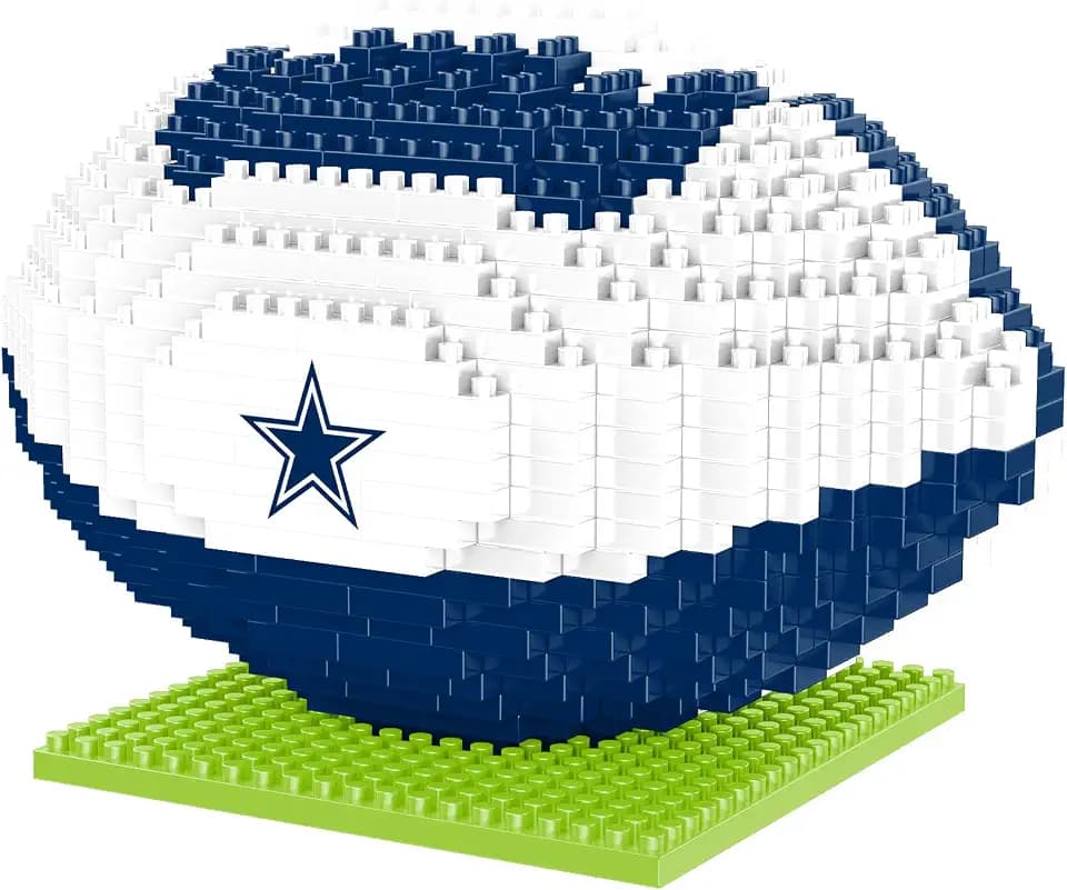 FOCO NFL Unisex Adult NFL 3D BRXLZ Alternate Team Logo Football
