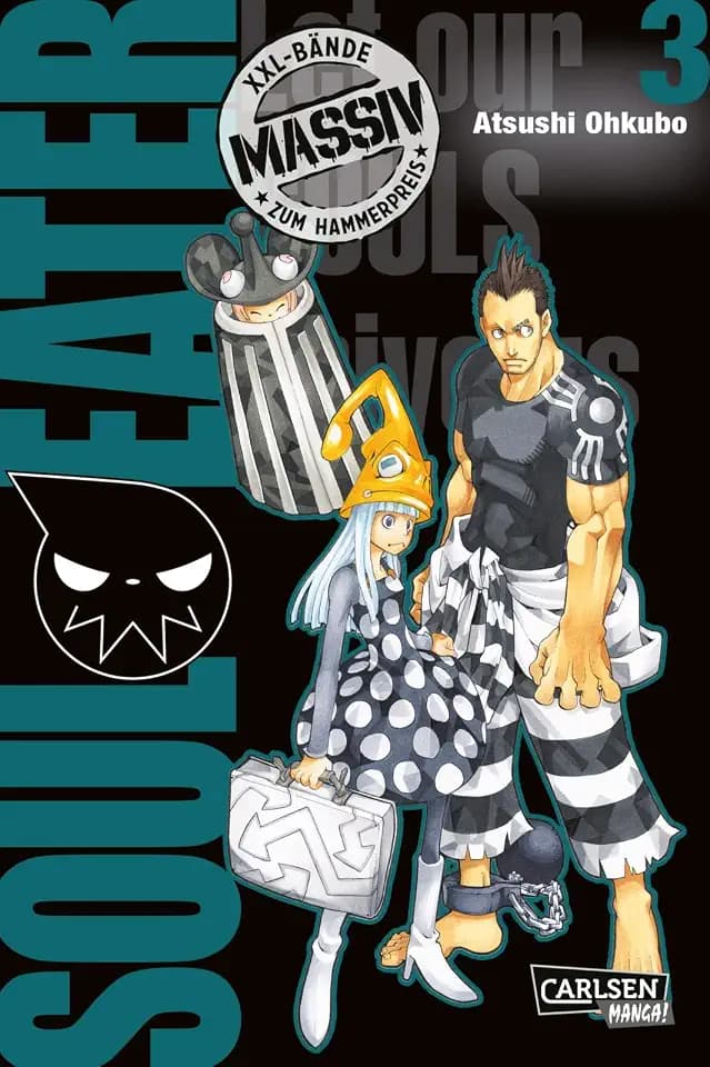 Soul Eater Massiv 3: Düstere Manga Fantasy-Action im Sammelband