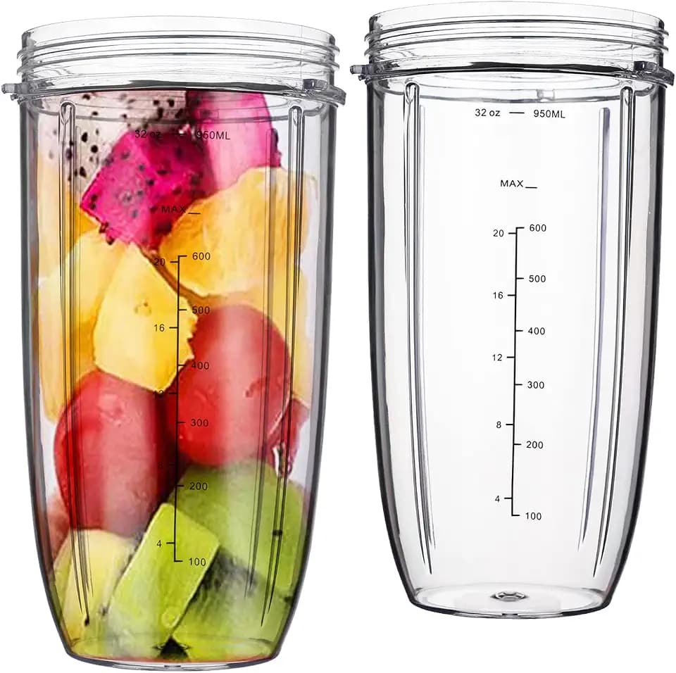Replacement Cups for Nutribullet Blender NB-101B NB-201 NBR-0601 NBR-0801