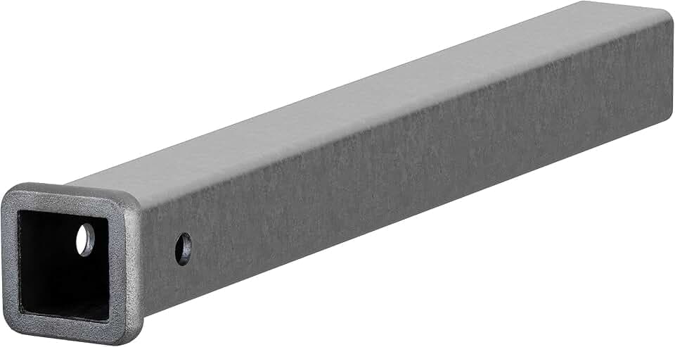 Curt Manufacturing 49240 24 in Receiver Tube 2 in X 2 in Raw Finish
