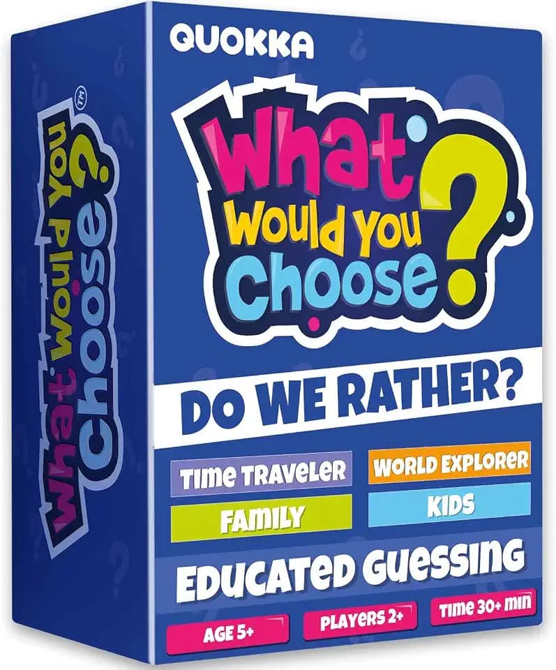 Quokka Board Games for Kids 8-12 - 4 Family Card Games for Kids and Adults