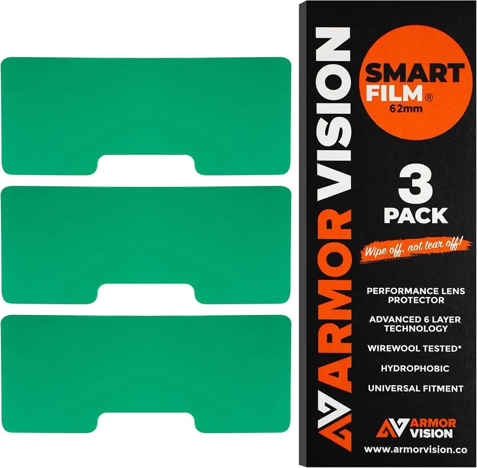62mm SmartFilm Universal Fitment Scratch Resistant Performance Lens Protector - Pack of 3