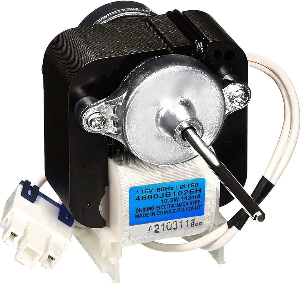 [What's Up?] 4680JB1026H Motor 4680JB1026H New OEM Produced for LG Refrigerator Condenser Cooling Fan Motor Replacement Part 1330001 AP4440743 PS3523107