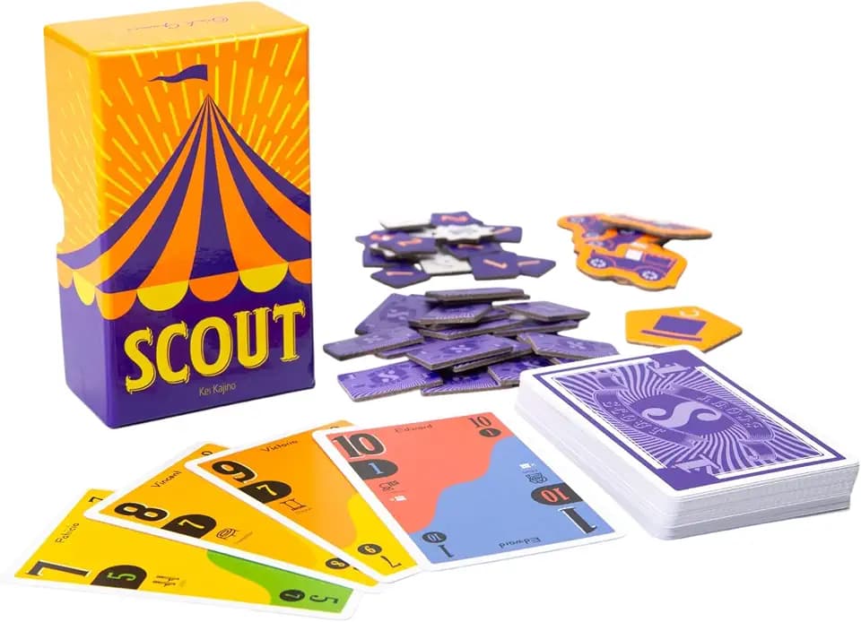 Oink Games Scout -Funny Family Card Game - English Version - Ages 9+