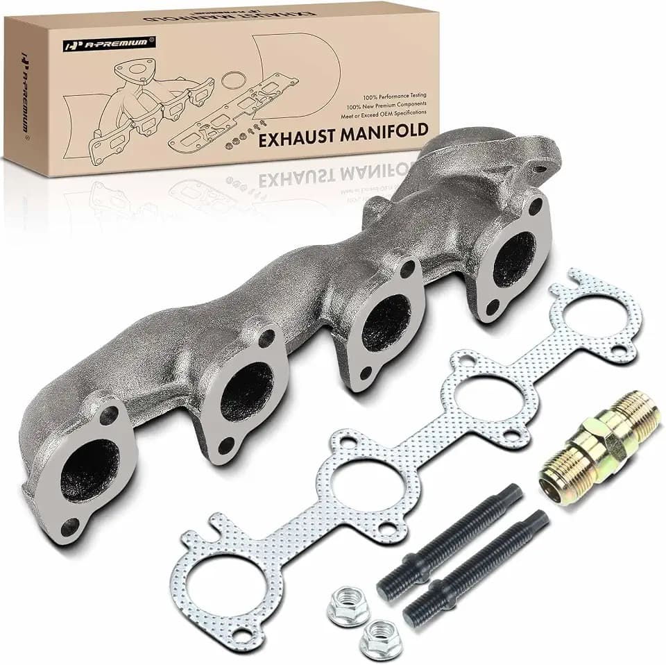 A-Premium Left [SOHC 8Cyl 4.6L] Exhaust Manifold Kit W/Gaskets & Hardware