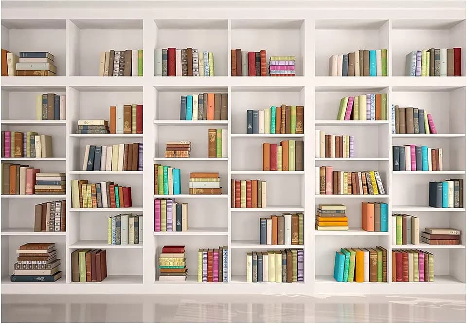 YYNXSY 7X5 FT Bookshelf Backdrop Window Backdrops Background YY-1006