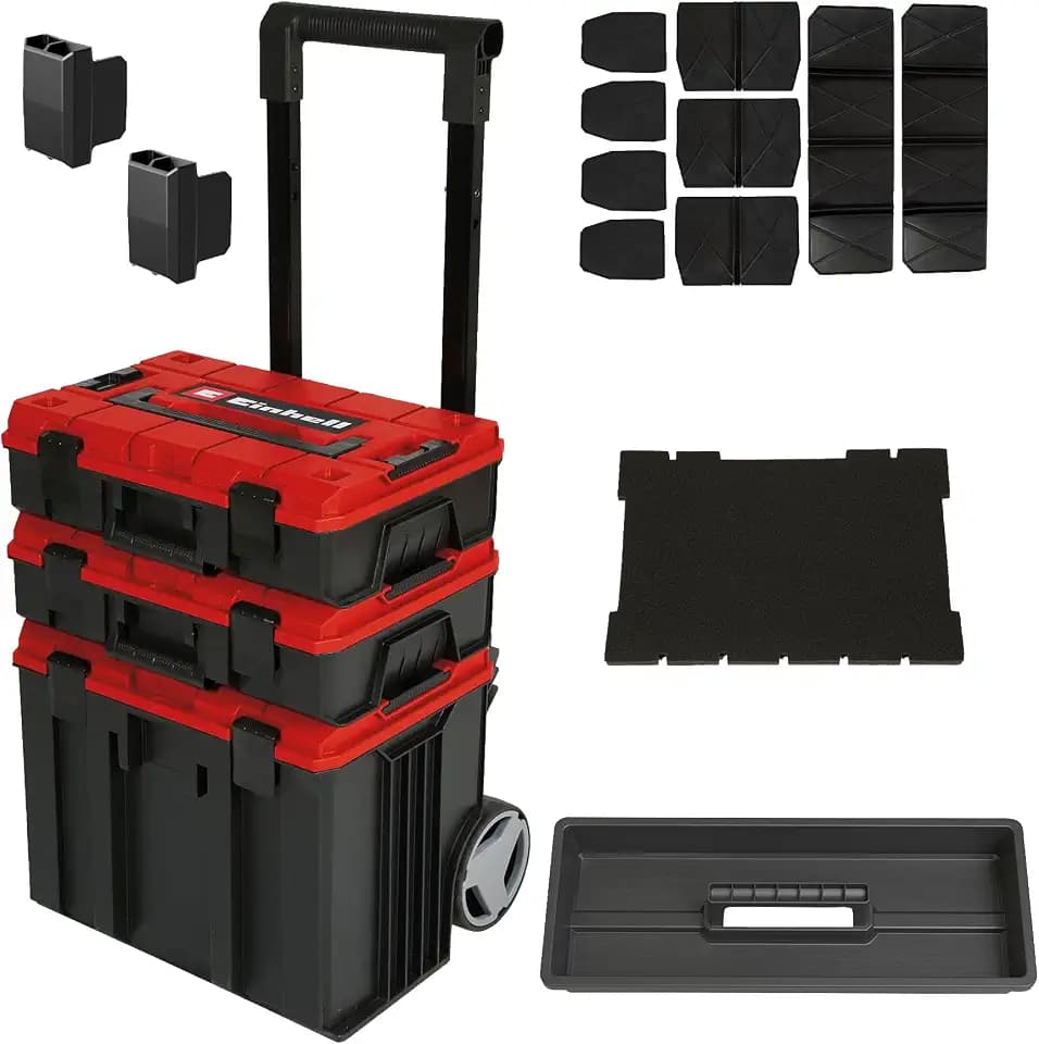 Einhell Original E-Case Tower Systemkoffer-Set