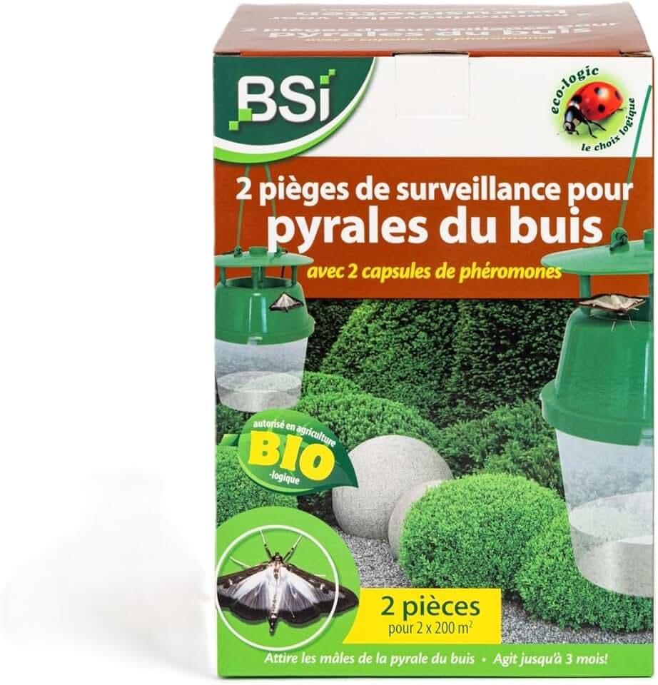 BSI 64190 Bewässerungsständer Buchsbaumholz, 2 Stück