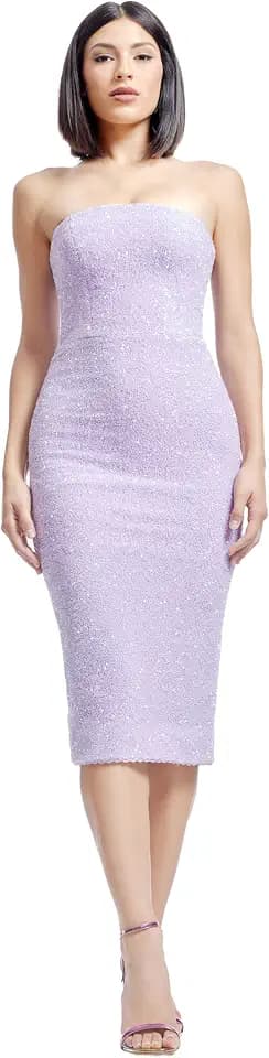 Dress The Population Women's Viviana Bodycon Midi Dress
