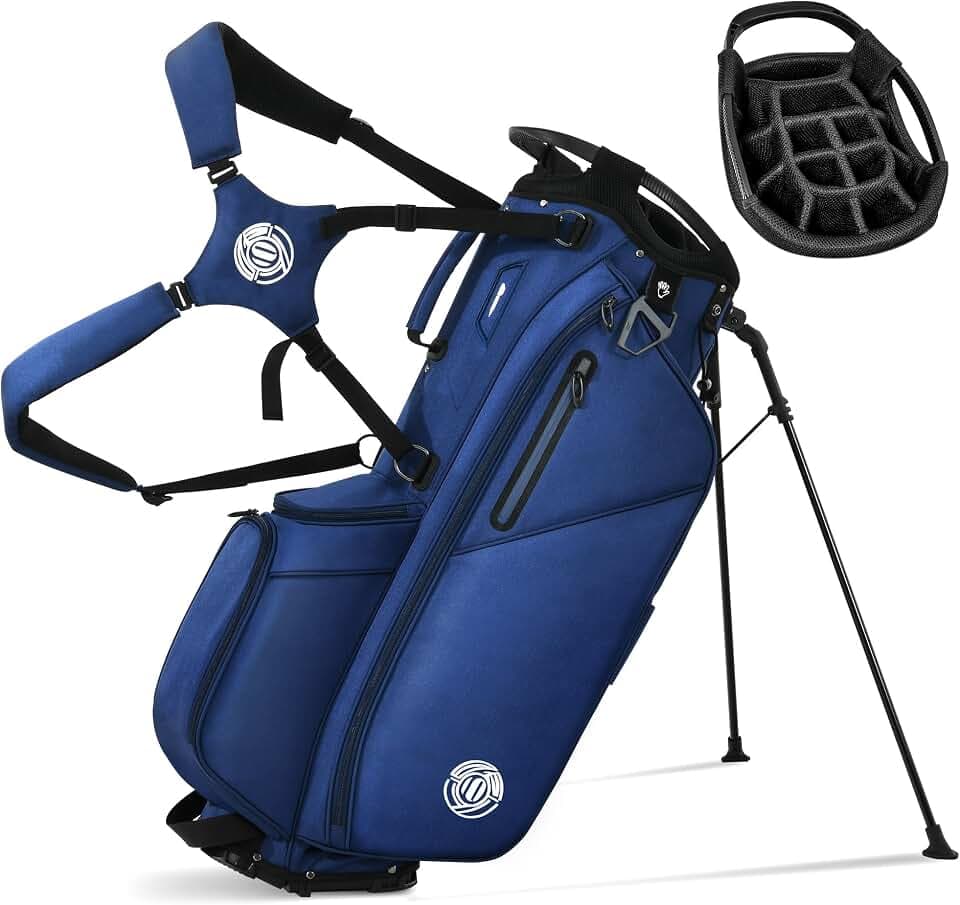 Shopsource 14 Way Lightweight Golf Stand Bag with Full Dividers