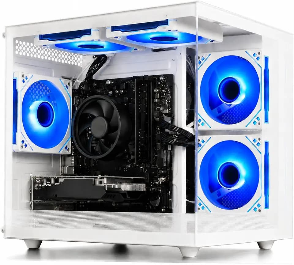Ryzen 5 4500 Desktop Computer | RX 560 4GB Graphics, 512GB NVMe SSD