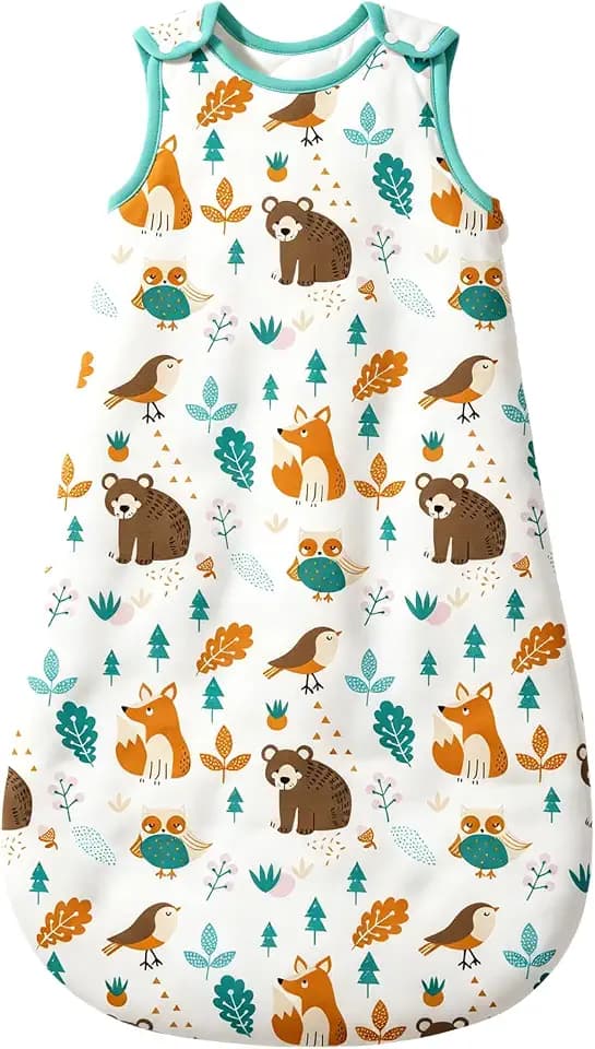 Mosebears Baby Winter Schlafsack 2.5 Tog Schlafsack aus Baumwolle Verschiedene Größen von der Geburt bis zum Alter von 24 Monaten.