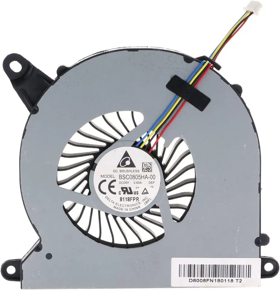 CPU Cooling Fan Replacement for NUC8 Intel NUC8i7BEH NUC8i3BEH NUC8i5BEH NUC8i3BEK M.2+SATA3 Dual Hard Disk Microcomputer Mainframe BSC0805HA-00 BAZB0808R5H DC 5V 0.6A