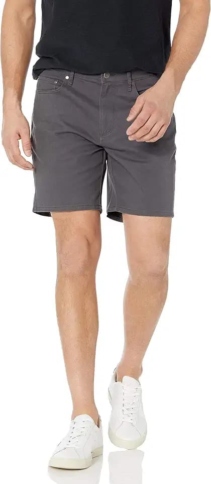 Amazon Essentials Men's Straight-Fit 7" Inseam Stretch 5-Pocket Twill Shorts