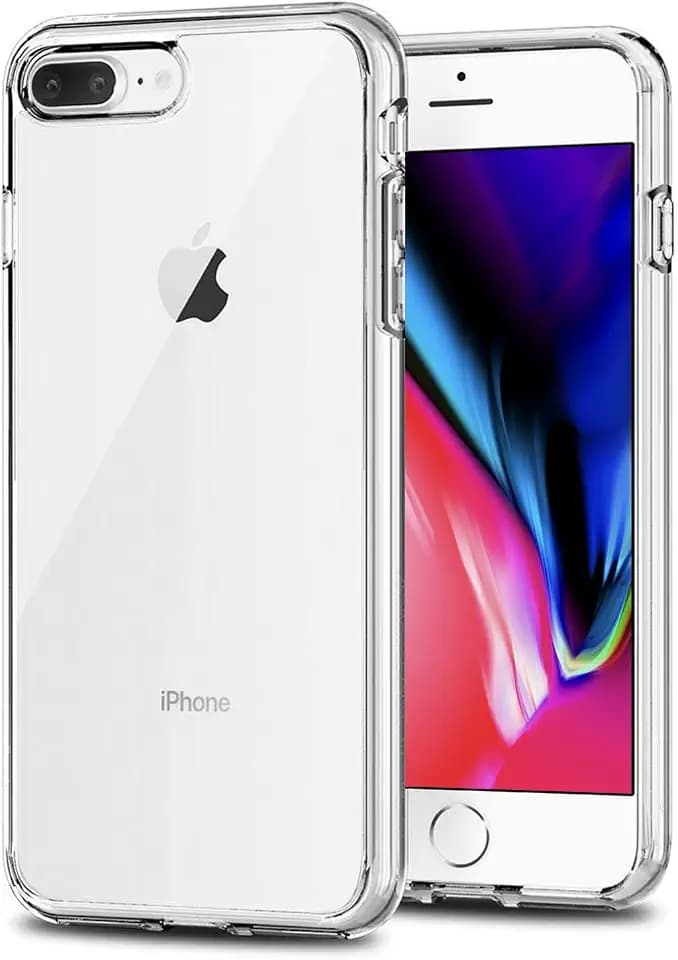 TENOC Phone Case Compatible with iPhone 7 Plus & iPhone 8 Plus, Clear Case Shockproof Protective Bumper Slim Cover for 5.5 Inch