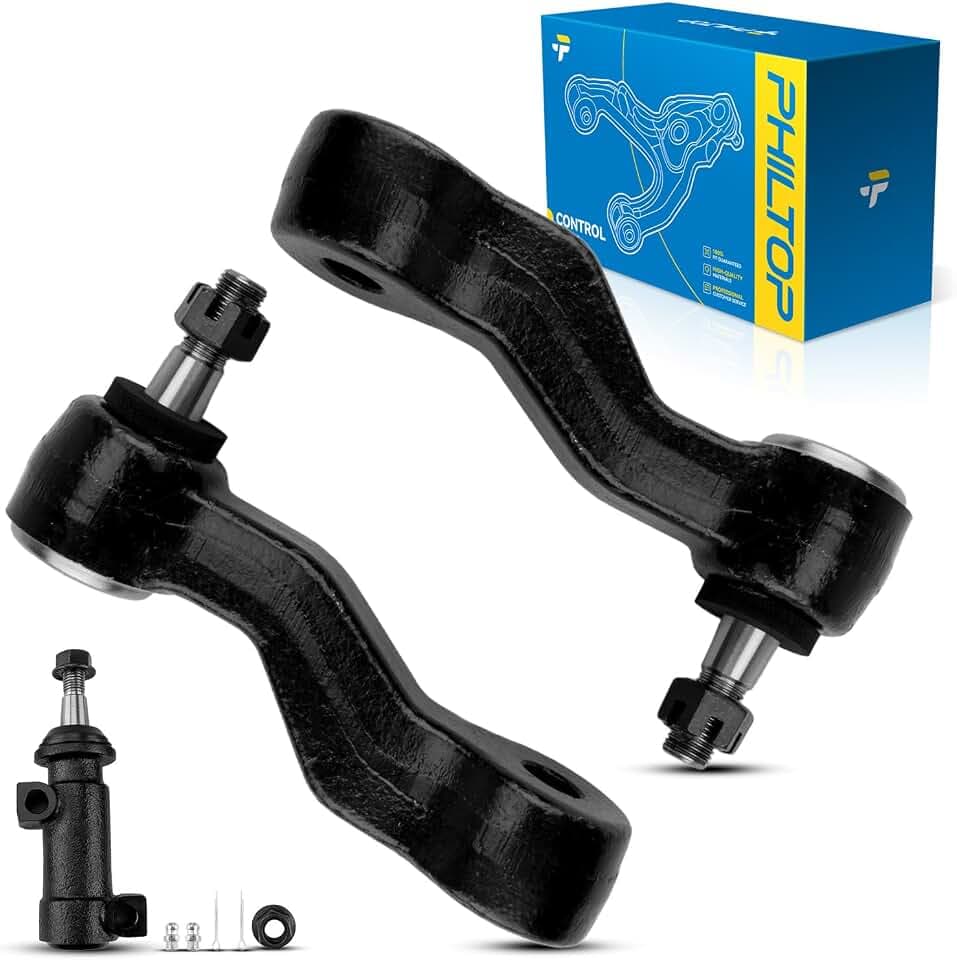 PHILTOP 3pcs Pitman & Idler Arm Control Arm Kit for Sierra 1500 1999-2005